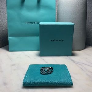 Tiffany & Co. Triple Loving Heart Ring size 6.5